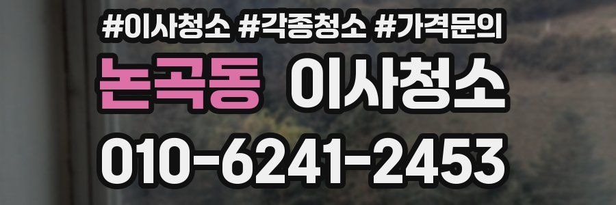 논곡동 이사청소