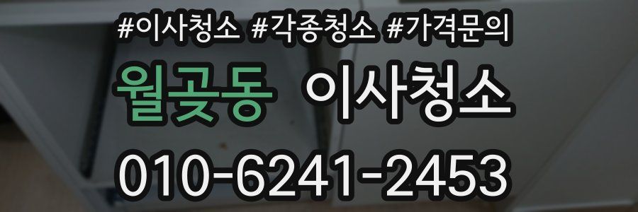월곶동 이사청소