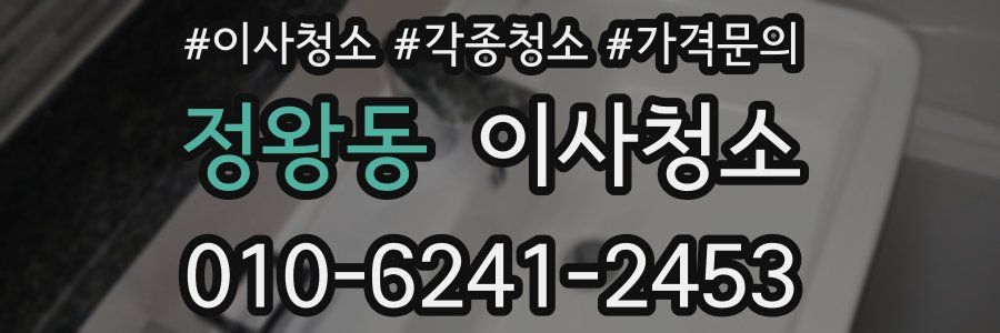 정왕동 이사청소