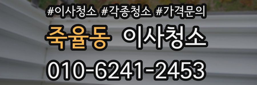 죽율동 이사청소