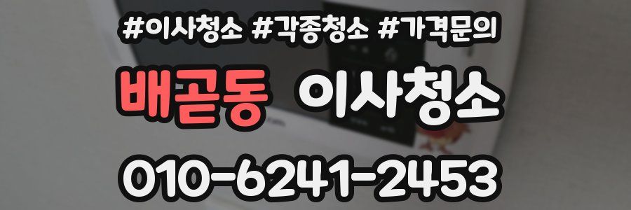 배곧동 이사청소