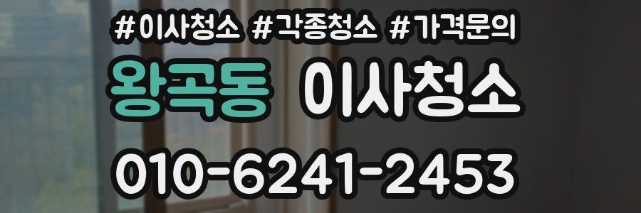 왕곡동 이사청소