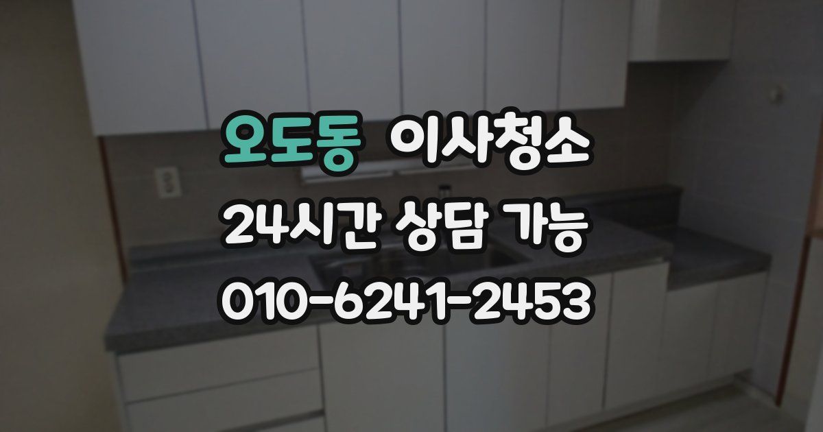 오도동 입주청소