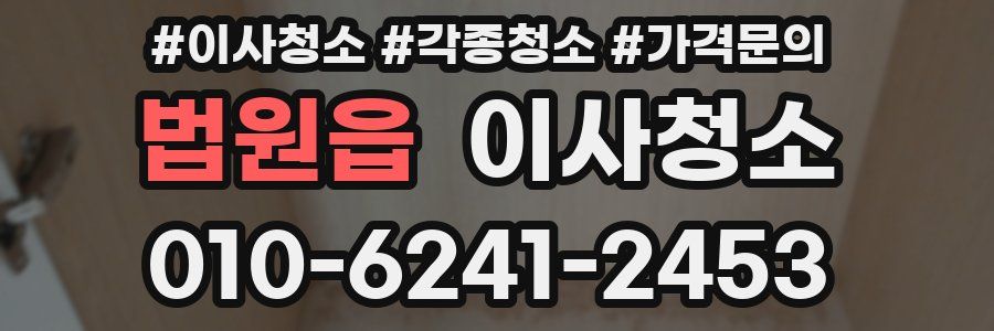 법원읍 이사청소