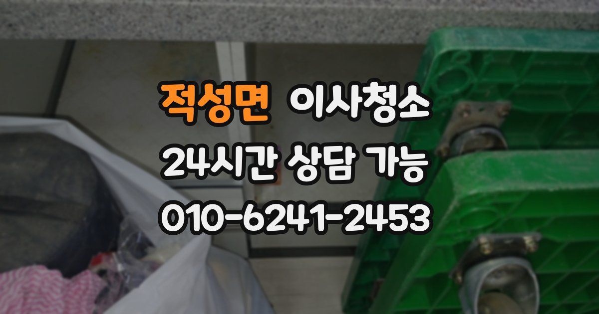 적성면 입주청소