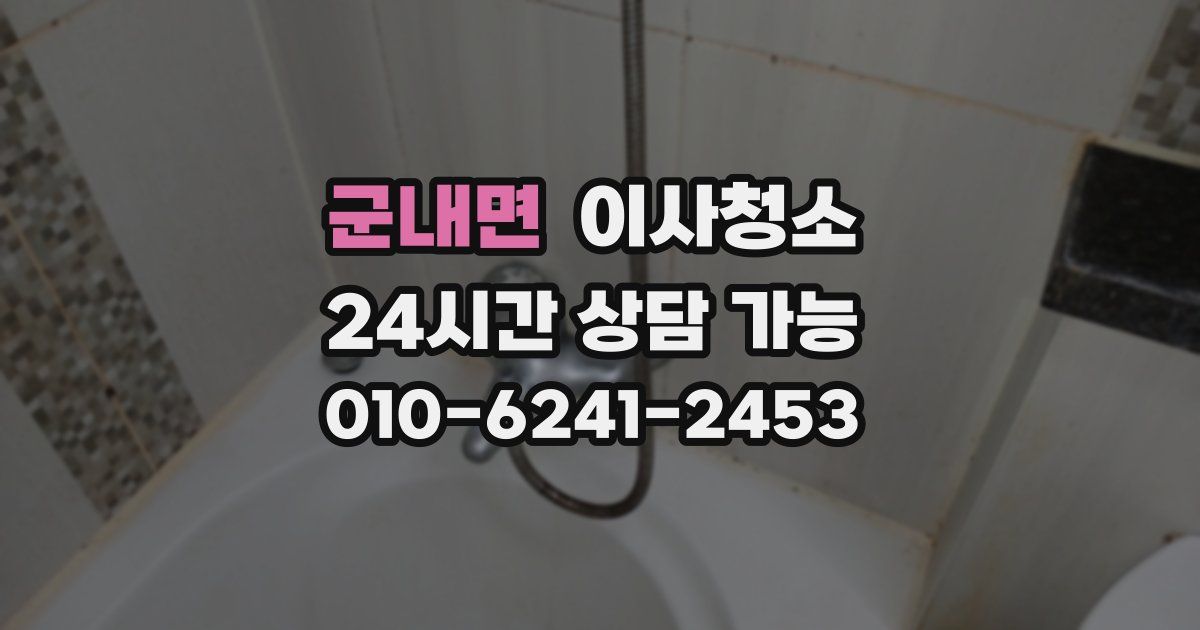 군내면 입주청소