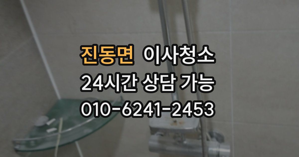 진동면 입주청소