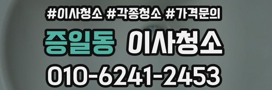 증일동 이사청소