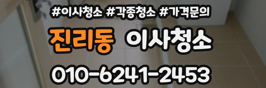 진리동 이사청소