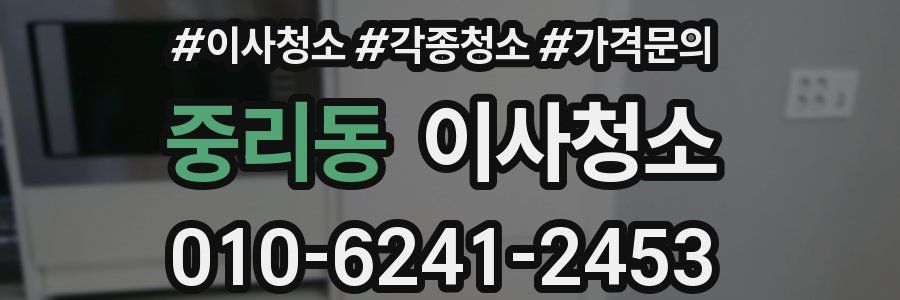 중리동 이사청소