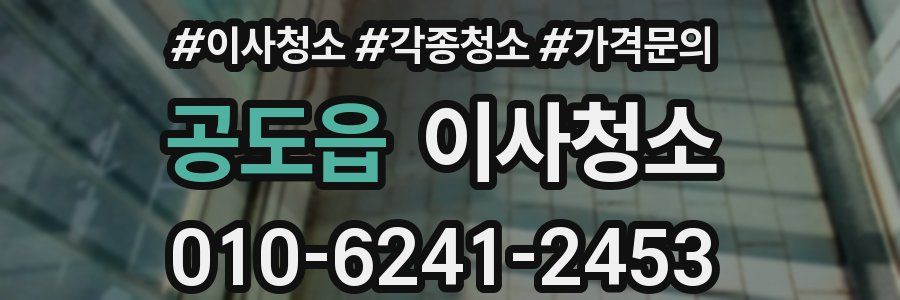 공도읍 이사청소