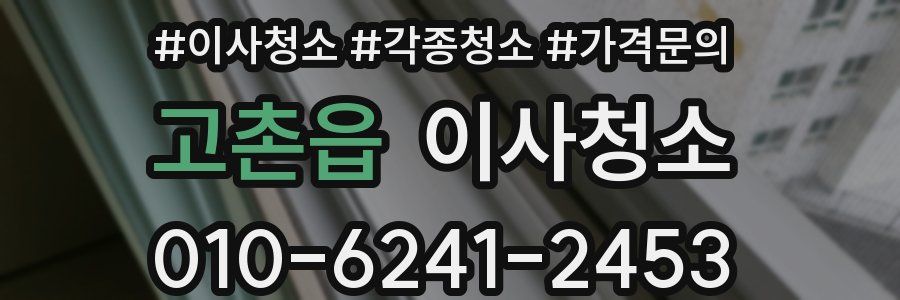 고촌읍 이사청소