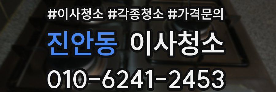 진안동 이사청소