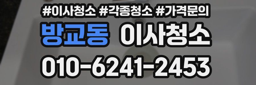 방교동 이사청소