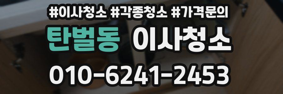 탄벌동 이사청소