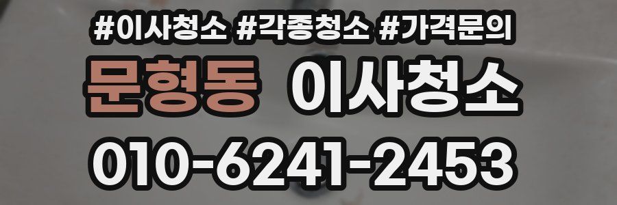 문형동 이사청소