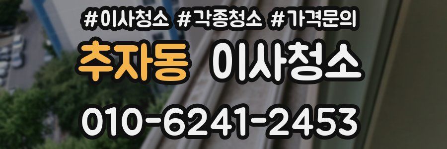 추자동 이사청소