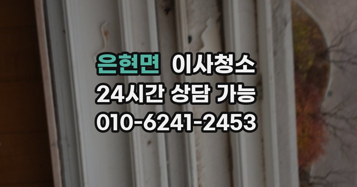 은현면 입주청소