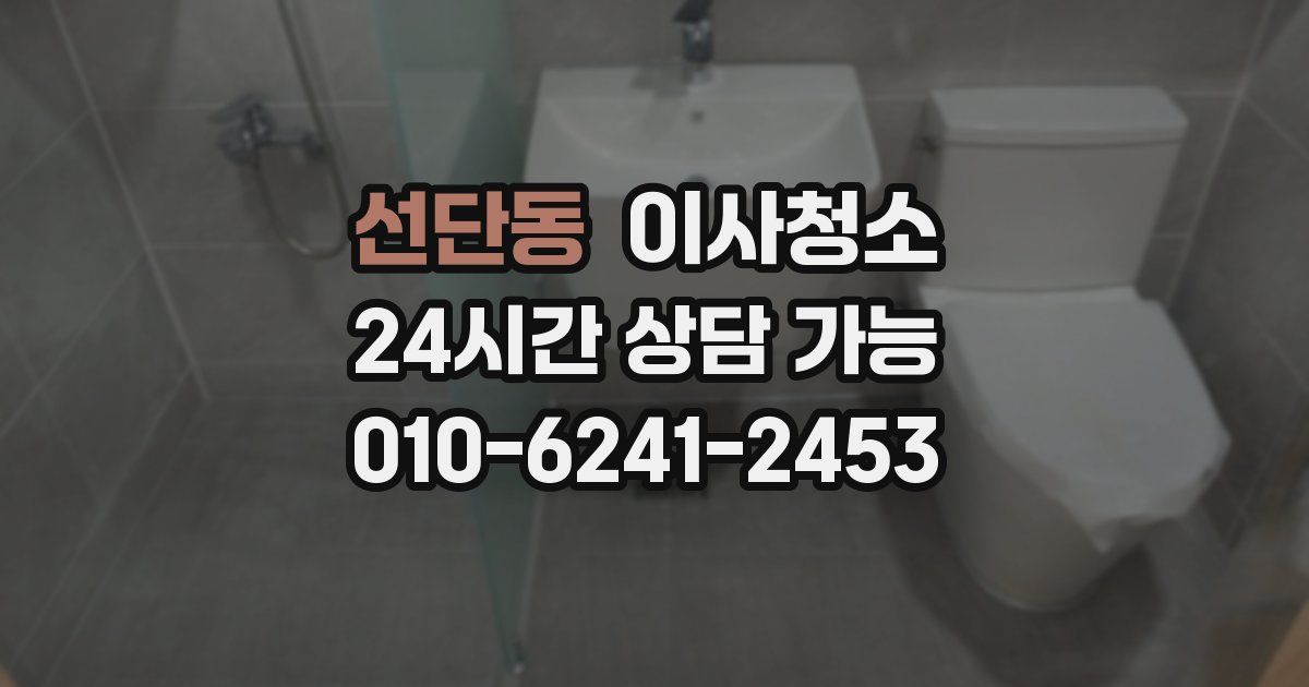 선단동 입주청소