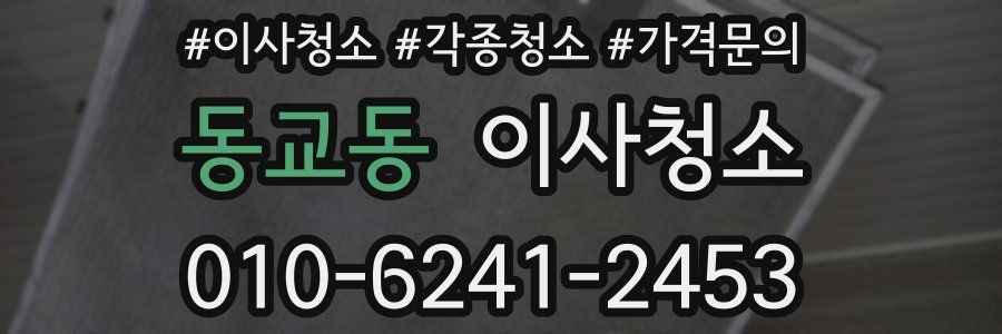 동교동 이사청소