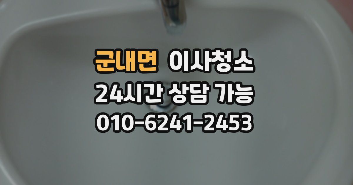 군내면 입주청소