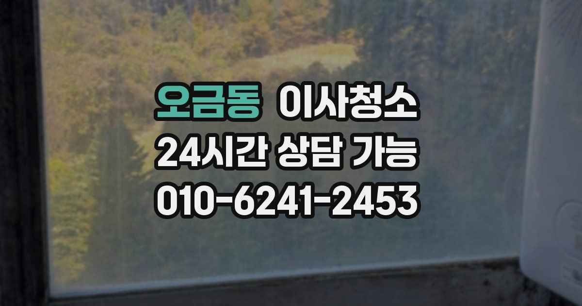 오금동 입주청소