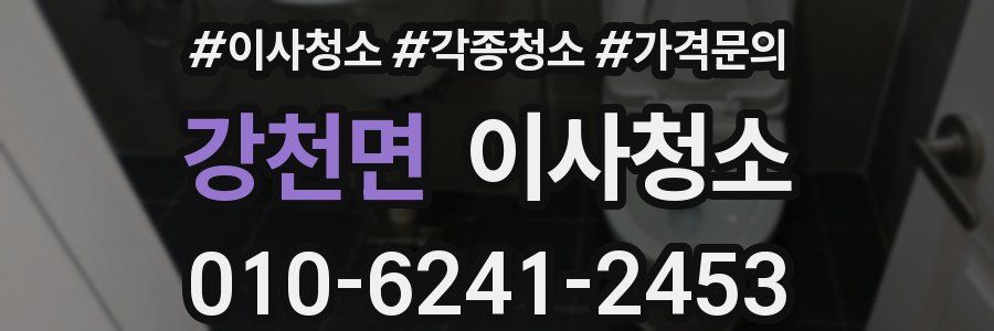 강천면 이사청소