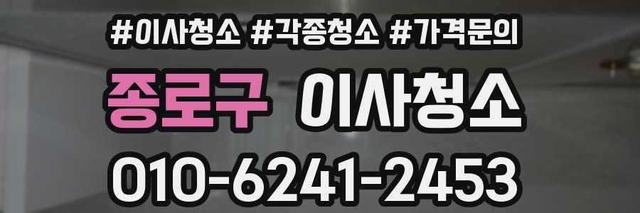 종로구 이사청소