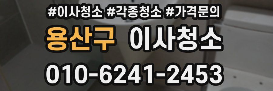 용산구 이사청소