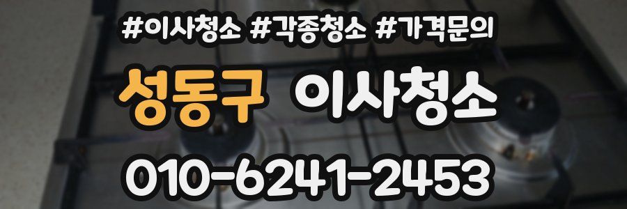 성동구 이사청소