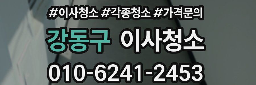 강동구 이사청소