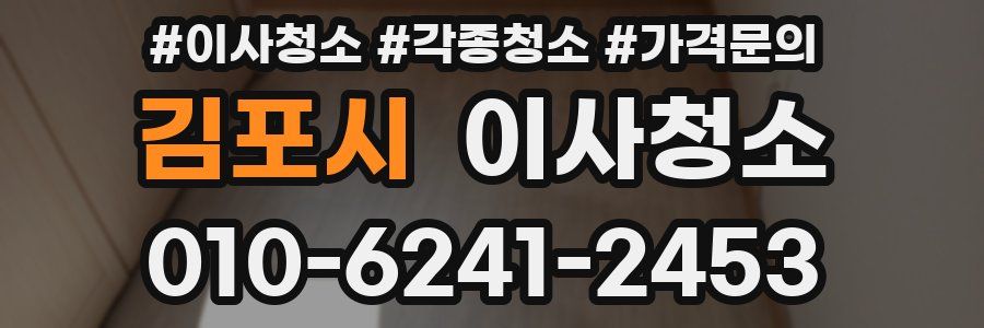 김포시 이사청소