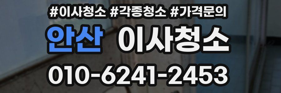 안산 이사청소