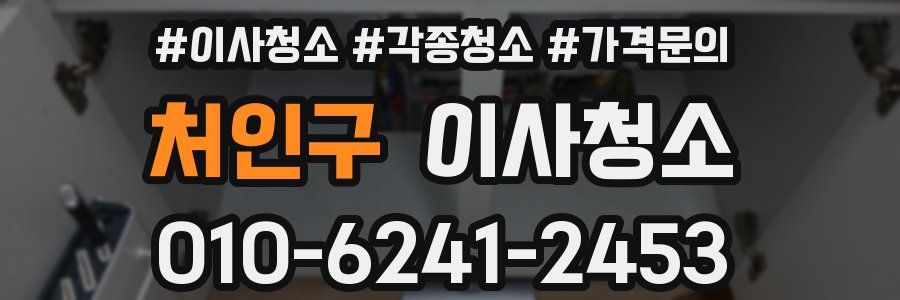 처인구 이사청소