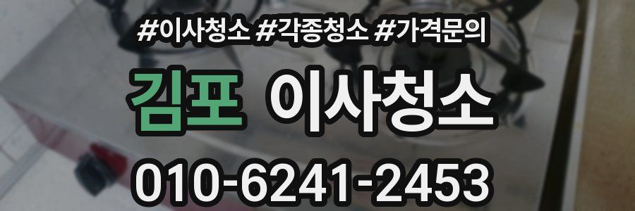 김포 이사청소