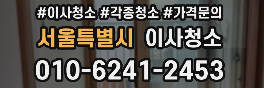 서울특별시 이사청소