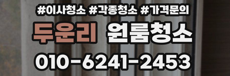 두운리 이사청소