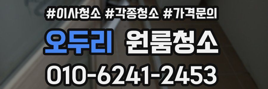 오두리 이사청소