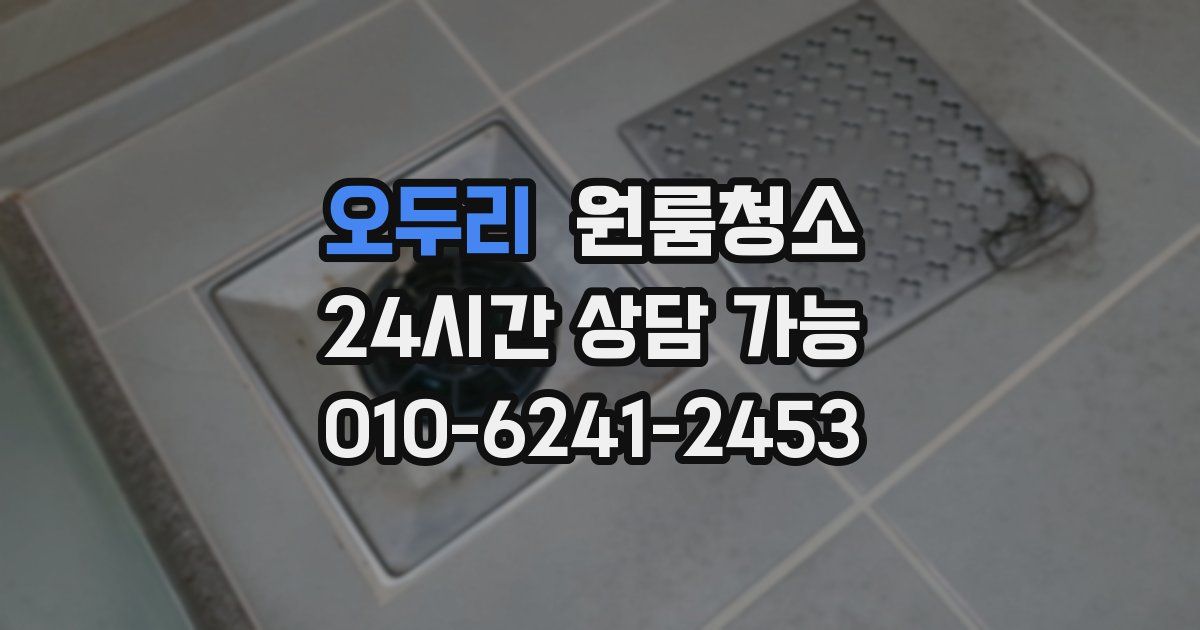 오두리 입주청소