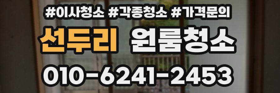 선두리 이사청소