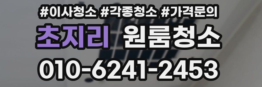 초지리 이사청소