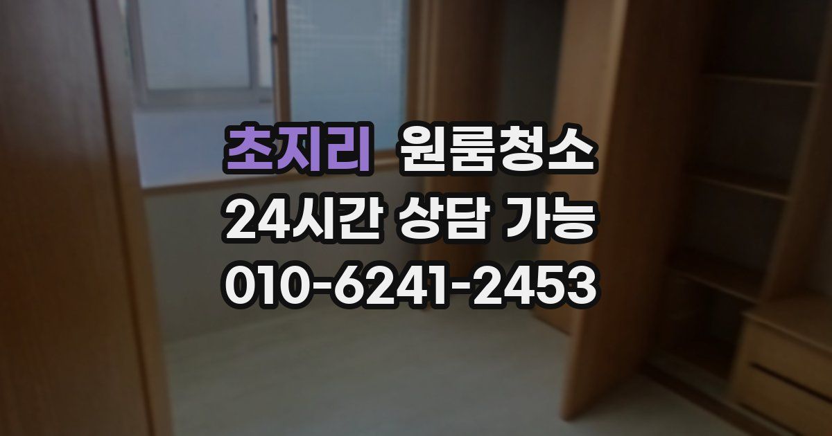 초지리 입주청소