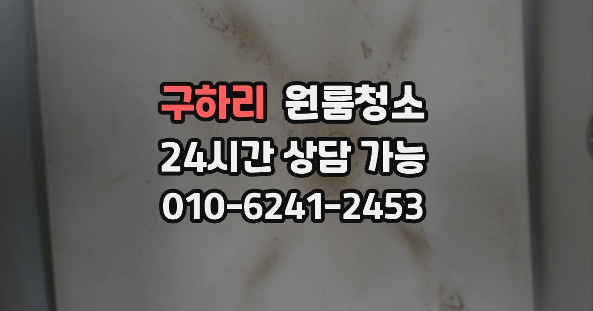 구하리 입주청소