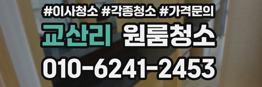 교산리 이사청소