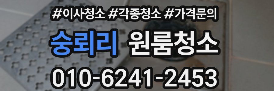 숭뢰리 이사청소