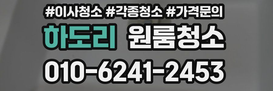 하도리 이사청소