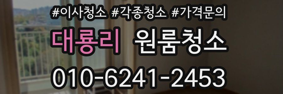 대룡리 이사청소