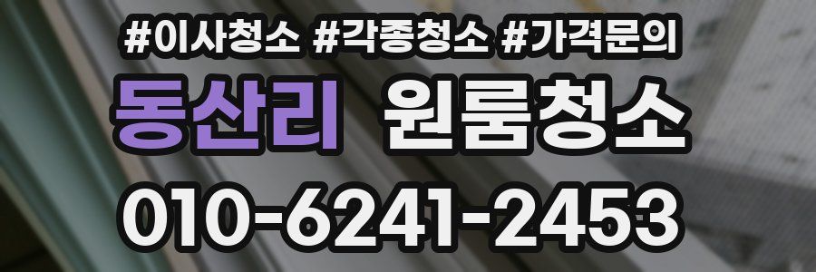 동산리 이사청소