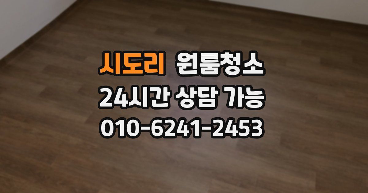 시도리 입주청소