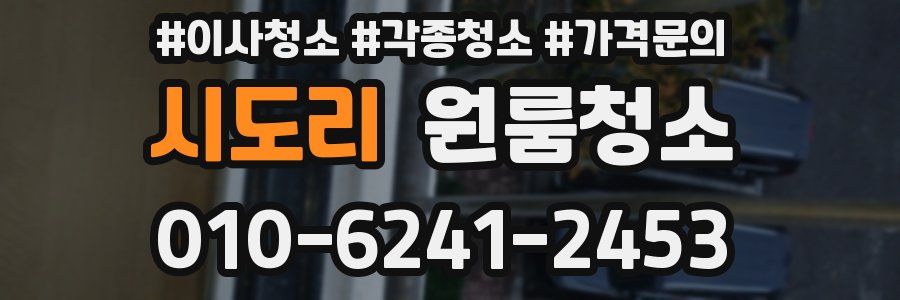 시도리 이사청소